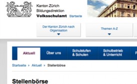 webapplikation für den kanton zürich